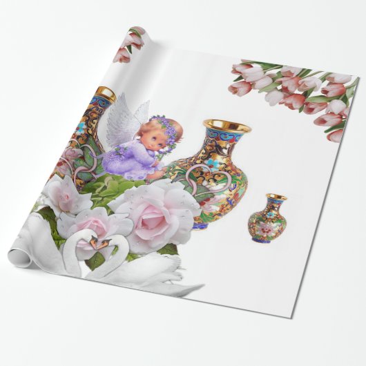 Glosswrapping Paper Angel Geschenkpapier (Ungerollt)