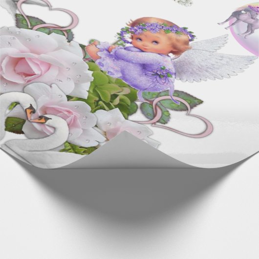 Glosswrapping Paper Angel Pony Geschenkpapier (Ecke)