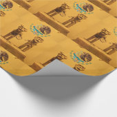 Glosswrapping Paper, antikes Mexiko Geschenkpapier (Ecke)