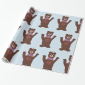 Glosswrapping Paper Bear Baby Geschenk Geschenkpapier (Ungerollt)