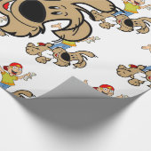 Glosswrapping Paper, Boy Dog Bones Geschenkpapier (Ecke)