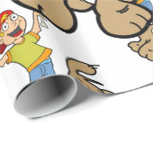 Glosswrapping Paper, Boy Dog Bones Geschenkpapier (Rolleneckpunkt)