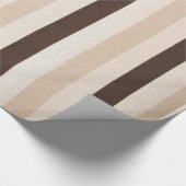 Glosswrapping Paper Brown Beige White Geschenkpapier (Ecke)