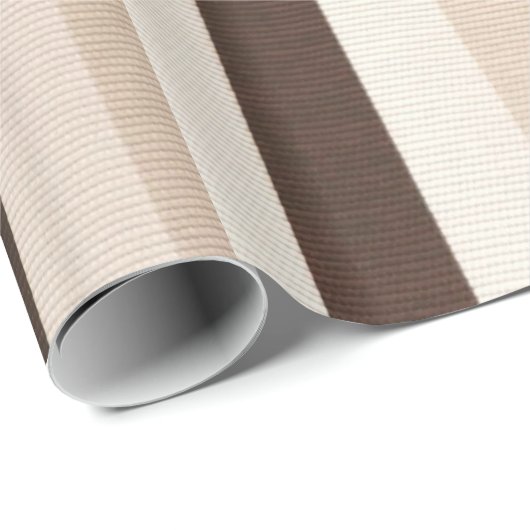Glosswrapping Paper Brown Beige White Geschenkpapier (Rolleneckpunkt)