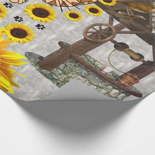 Glosswrapping Paper Cat Kitten Geschenkpapier (Ecke)