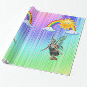 Glosswrapping Paper Fairy Rainbow Geschenkpapier (Ungerollt)