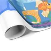 Glosswrapping Paper, Feline Cat Überraschung Geschenkpapier (Rolleneckpunkt)