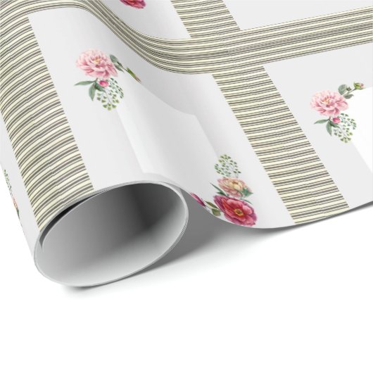 Glosswrapping Paper Floral Geschenkpapier (Rolleneckpunkt)
