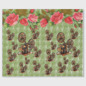 Glosswrapping Paper Floral Geschenkpapier (Flach)