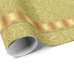 Glosswrapping Paper Gold Geschenkpapier
