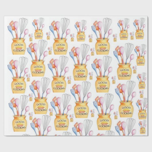 Glosswrapping Paper Good Cooking Geschenkpapier (Flach)