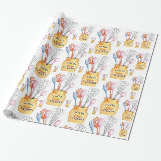 Glosswrapping Paper Good Cooking Geschenkpapier (Ungerollt)
