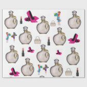 Glosswrapping Paper Parfüm Geschenkpapier (Flach)