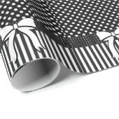 Glosswrapping Paper Pinguin Liebe Schwarz Geschenkpapier (Rolleneckpunkt)