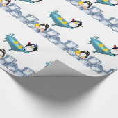 Glosswrapping Paper, Pinguin Yellow Ducks Bath Geschenkpapier (Ecke)