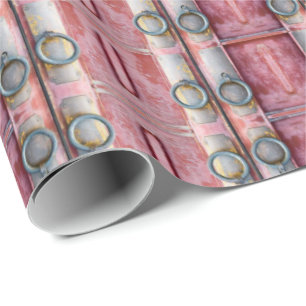 Glosswrapping Paper Pink Locks Geschenkpapier