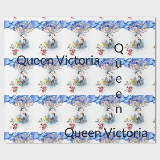 Glosswrapping Paper, Queen Viktorianisch Bloral Geschenkpapier (Flach)