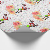 Glosswrapping Paper, Skaten Girl Geschenkpapier (Ecke)