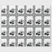 Glosswrapping Paper Soccer Ball Geschenkpapier (Flach)