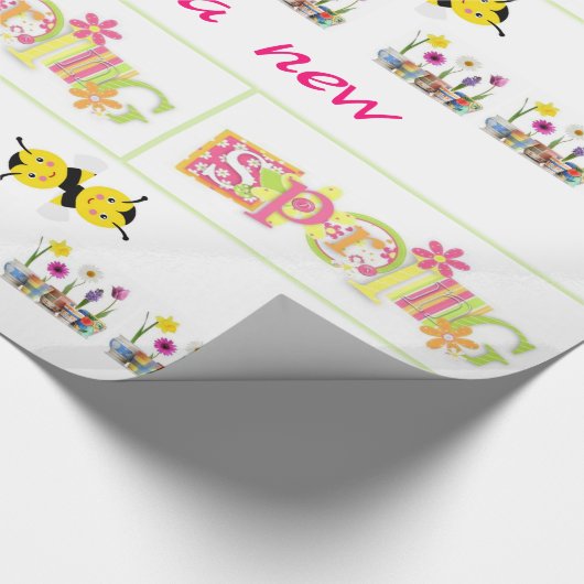 Glosswrapping Paper Spring Geschenkpapier (Ecke)