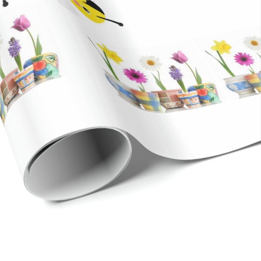 Glosswrapping Paper Spring Geschenkpapier (Rolleneckpunkt)