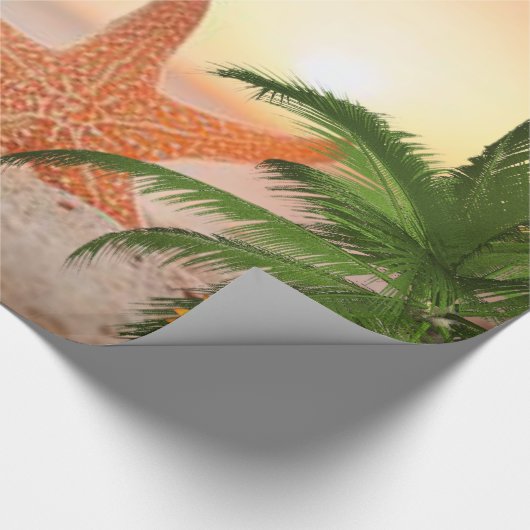 Glosswrapping Paper Starfish Beach Geschenkpapier (Ecke)