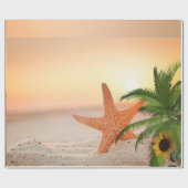 Glosswrapping Paper Starfish Beach Geschenkpapier (Flach)