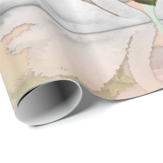 Glosswrapping Paper Teddy Bear Angel Geschenkpapier (Rolleneckpunkt)