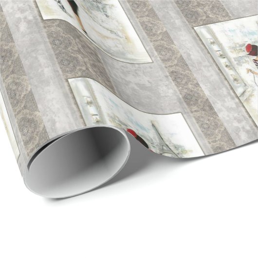 Glosswrapping Paper Viktorianisch Geschenkpapier (Rolleneckpunkt)