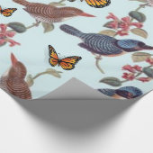 Glosswrapping Paper Vintag Bird Geschenkpapier (Ecke)