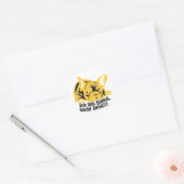 Glossy Aufkleber "Blond Bulldog" (Umschlag)