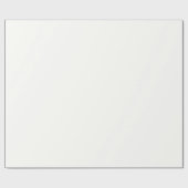 Glossy Baby Powder Whitepaper Geschenkpapier (Flach)