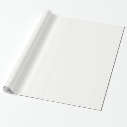 Glossy Baby Powder Whitepaper Geschenkpapier (Ungerollt)
