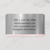 Glossy Balloon Party Event Planning Visitenkarte (Rückseite)