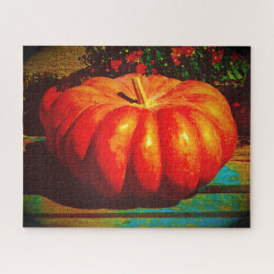 Glossy, Be-Juweled Pumpkin aus dem Bauernhof Puzzle