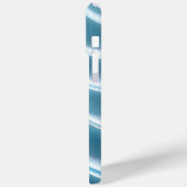 Glossy Blue Abstrakt iPhone Case (Rückseite / Links)