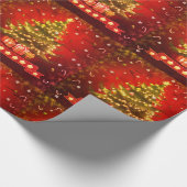 Glossy Christmas Tree Wrapping Paper Geschenkpapier (Ecke)