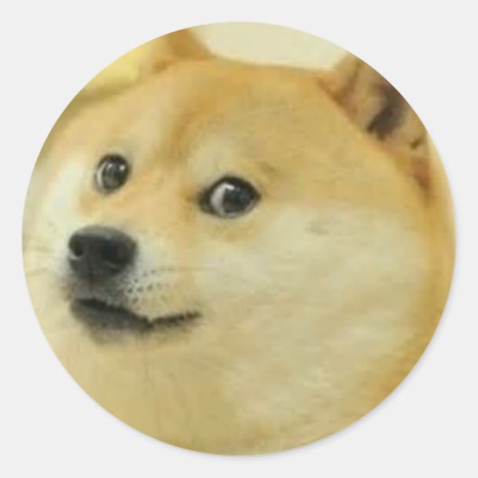Glossy Doge Meme Sticker Pack (Vorderseite)