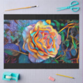 Glossy Einzigartige Rose Seidenpapier (Basteln)