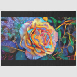 Glossy Einzigartige Rose Seidenpapier