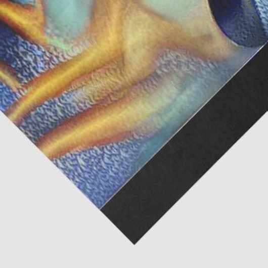 Glossy Elegante Einzigartige Rose Seidenpapier (Ausschnitt)