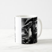 Glossy French Soldier Kaffeetasse (VorderseiteRechts)