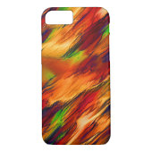 Glossy gefärbt von rot bis orange, ein wenig grün Case-Mate iPhone hülle (Rückseite)