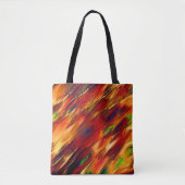 Glossy gefärbt von rot bis orange, ein wenig grün tasche (Vorderseite)