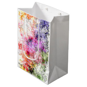Glossy Gift Bag "Early Spring" Mittlere Geschenktüte