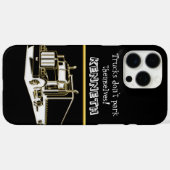 Glossy Gold Semi-Truck Render Case-Mate iPhone Hülle (Rückseite (Horizontal))