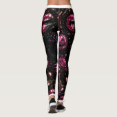 Glossy Gothic Halloween Glam Leggings (Rückseite)