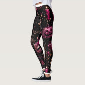 Glossy Gothic Halloween Glam Leggings (Links)