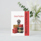 Glossy Grizzly Great Nephew Frohe Weihnachten (Stehend Vorderseite)