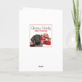 Glossy Grizzly Niece & Family Frohe Weihnachten (Rückseite)